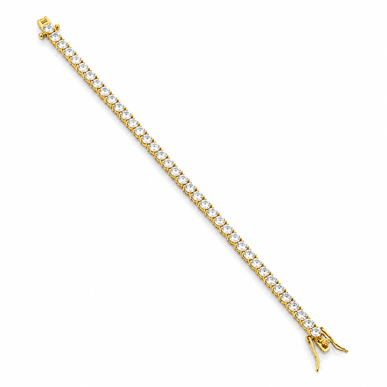 Gold Tennis Bracelete